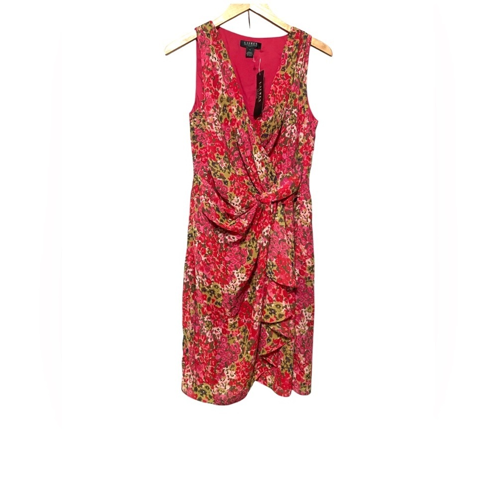 Ralph Lauren Floral Red Dress